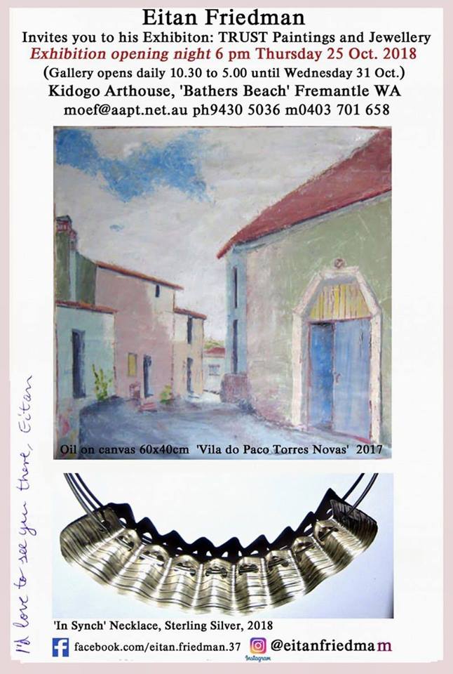 Eitan Friedman’s Exhibition -Jewellery & Painting